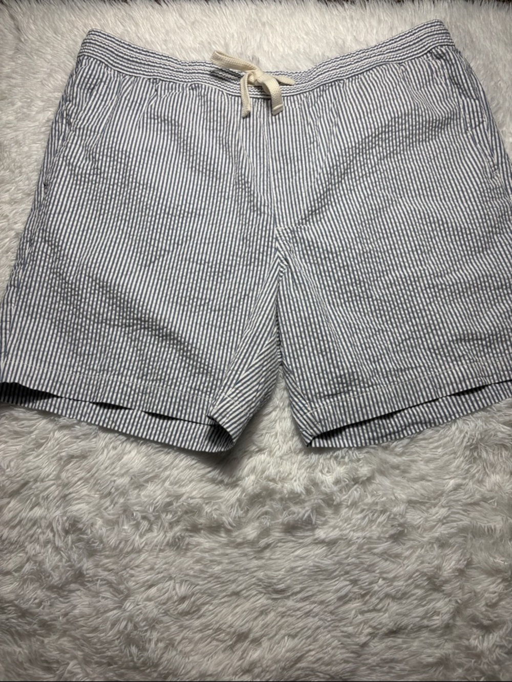 Goodfellow & Co Men’s Blue And White Striped Shorts Size L